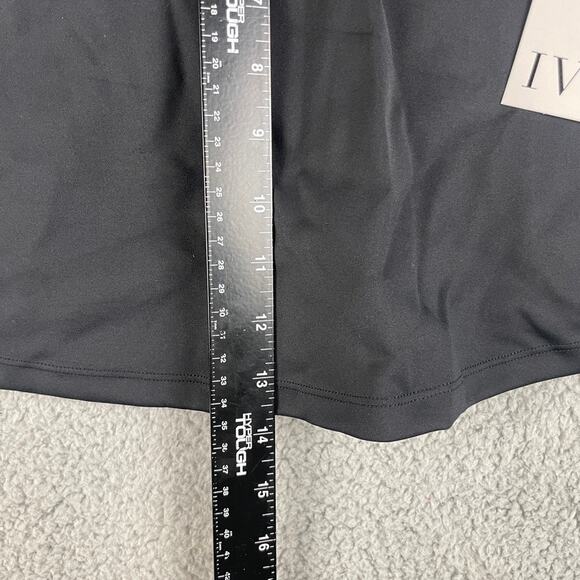 IVL Collective Women's 2 Jet Black Nylon Spandex High Rise Tennis Skort - Picture 4 of 12